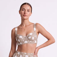 Capri bra polka dots